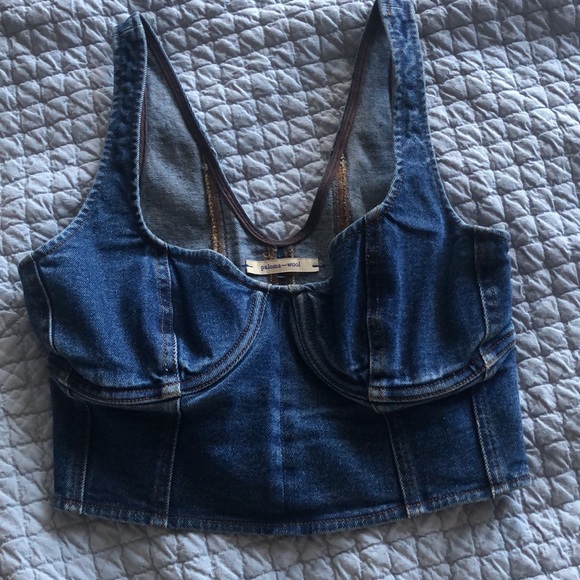 Paloma Wool Ramon Denim Top - Picture 8 of 9